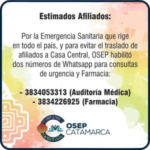 watsap emergencia sanitaria